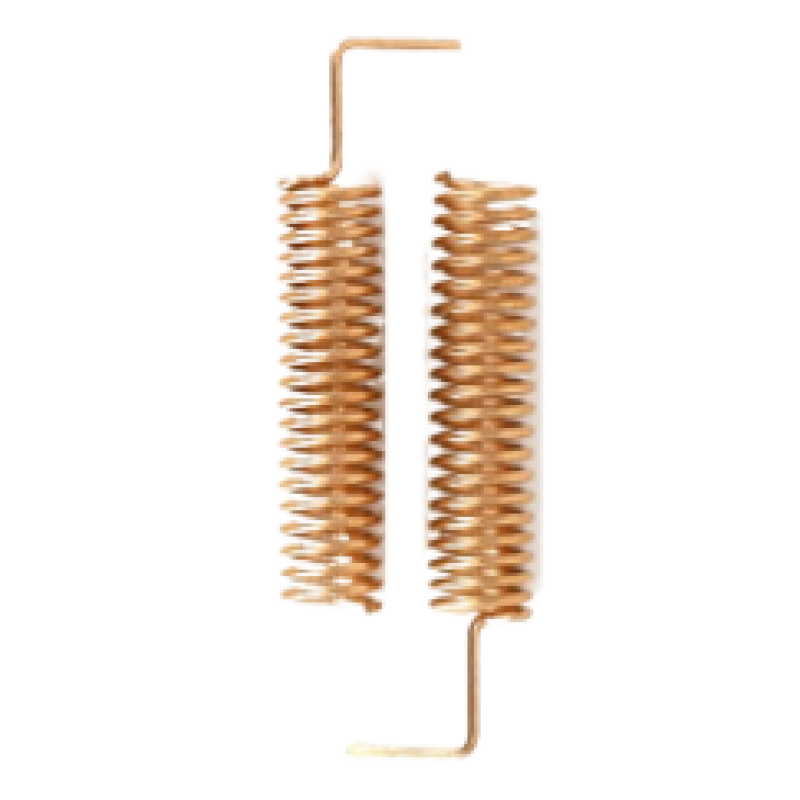 433Mhz Spring Antenna - Gold Pated