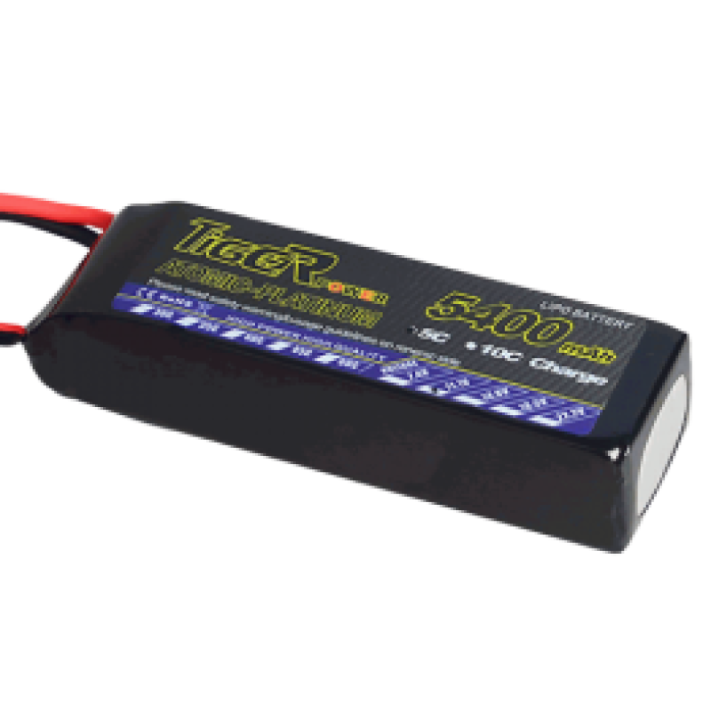 11.1V 5400mAh 3S 35C Li-Po Battery (Tiger)