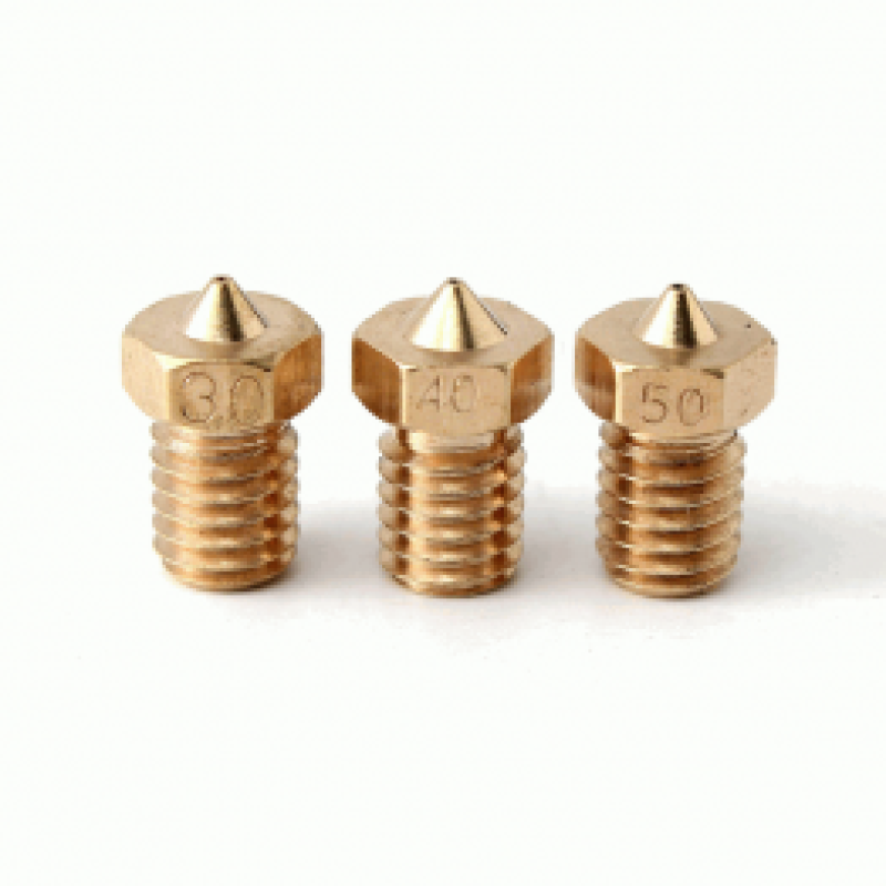 M6 Threaded Copper Nozzle