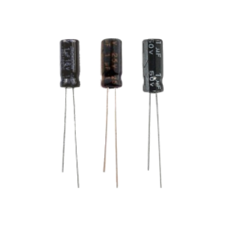 1uF Radial Polarized Electrolytic Capacitors