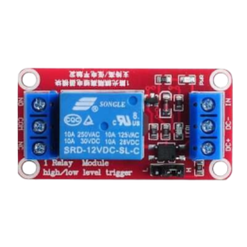DC12V 1 Channel Red Color Relay Module