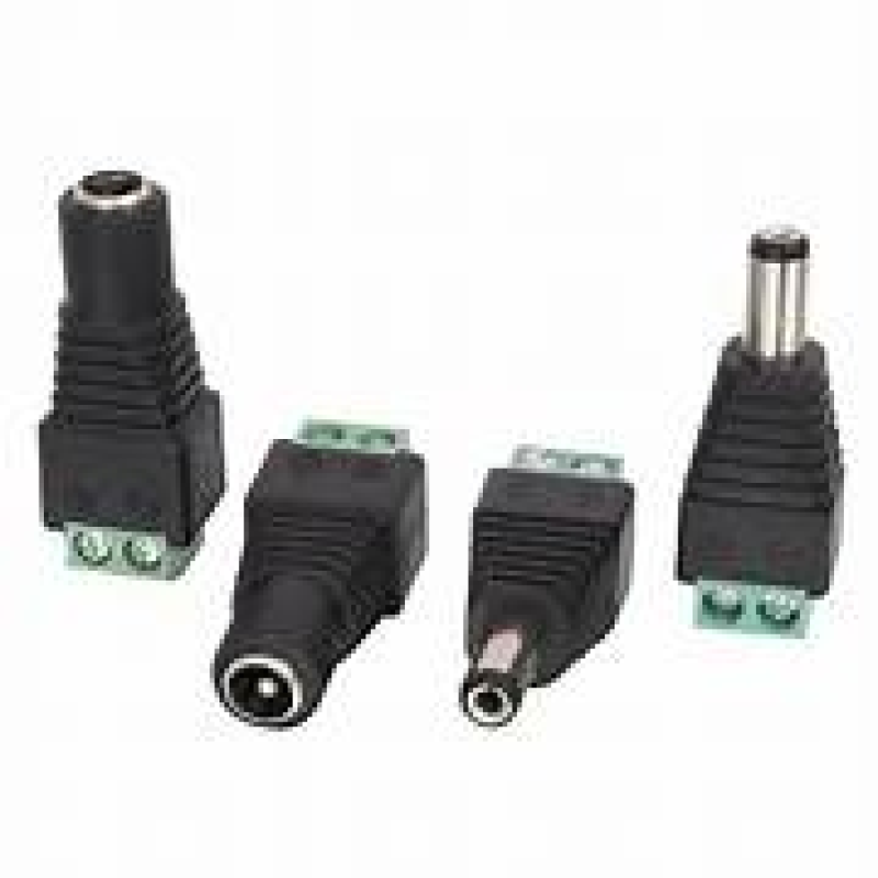 DC-2.1mm Barrel Jack, Socket To Screw Terminals