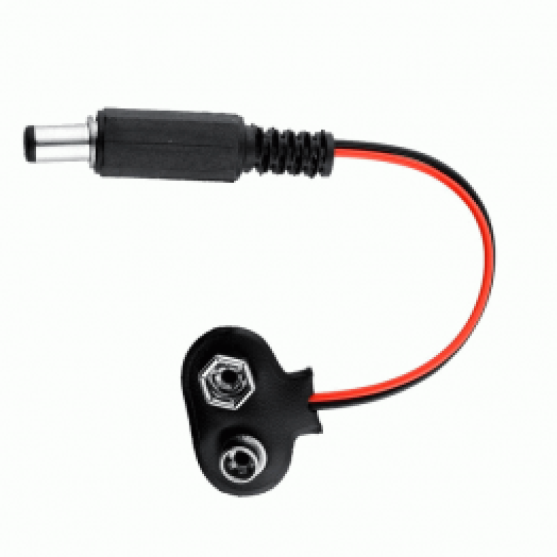 DC9V Battery Connector With 2.1mm Jack