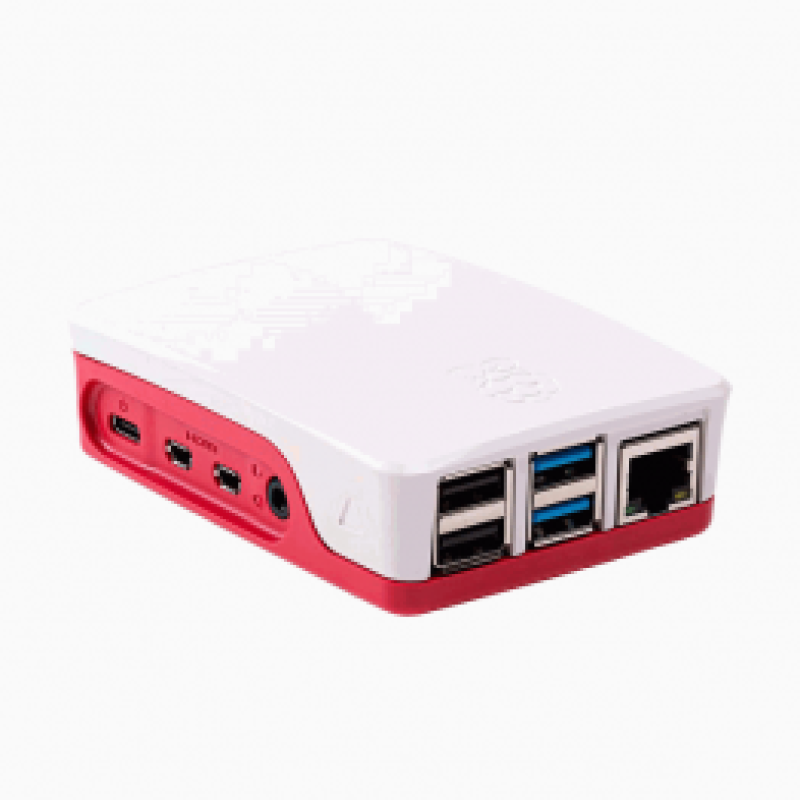 Raspberry Pi 4 Case Red/White (Official)