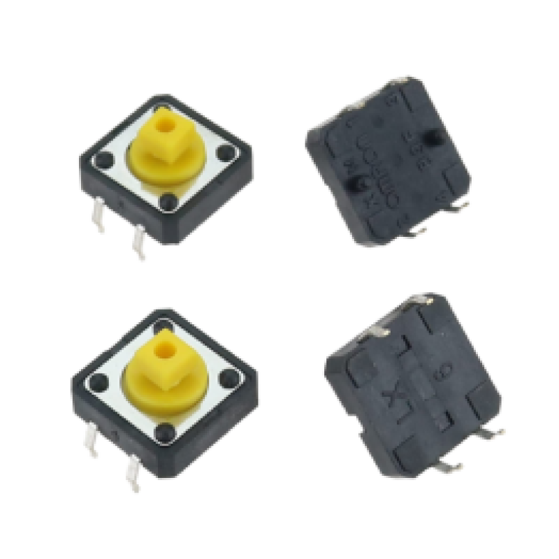 12X12X7.3mm 4 Pin Tactile Switch (Omron)