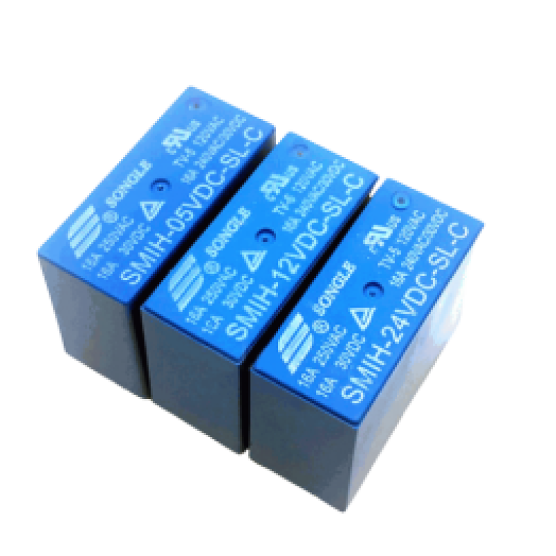 SMIH-XXVDC-SL-C 16A 8-Pins DPDT Relay