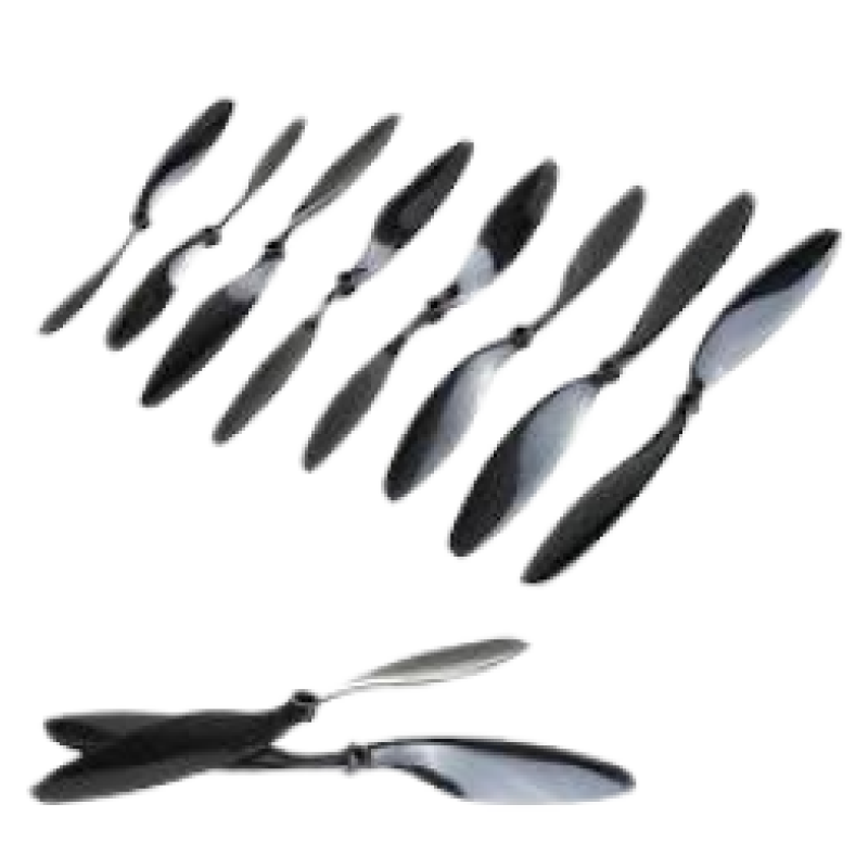 GemFan Slow Flyer Normal CW/CCW Propeller (Black)