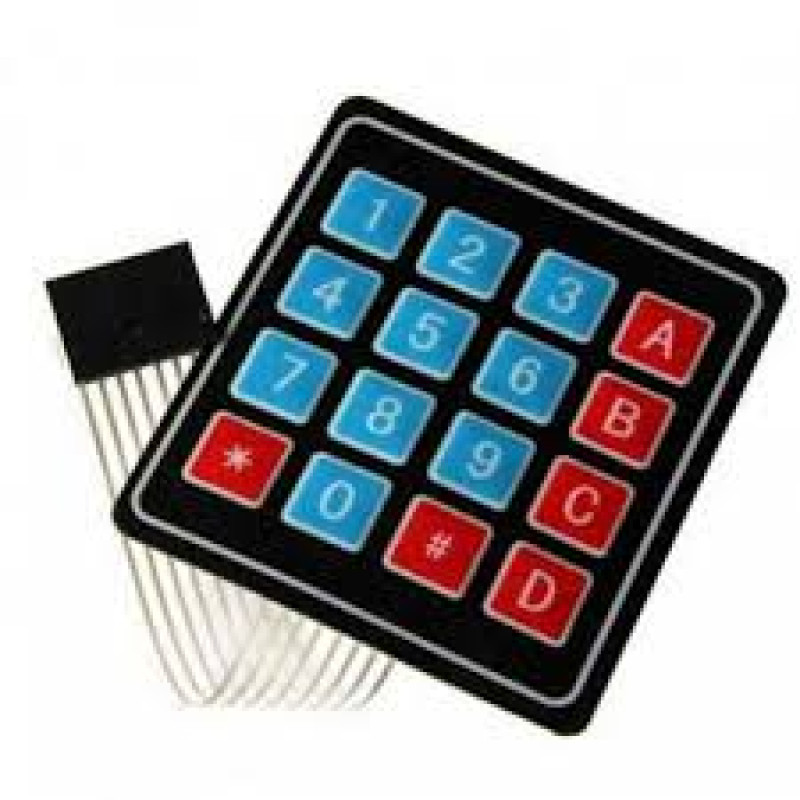 4×4 Membrane Keypad
