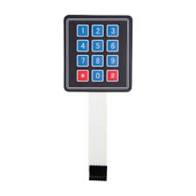 4×3 Membrane Keypad