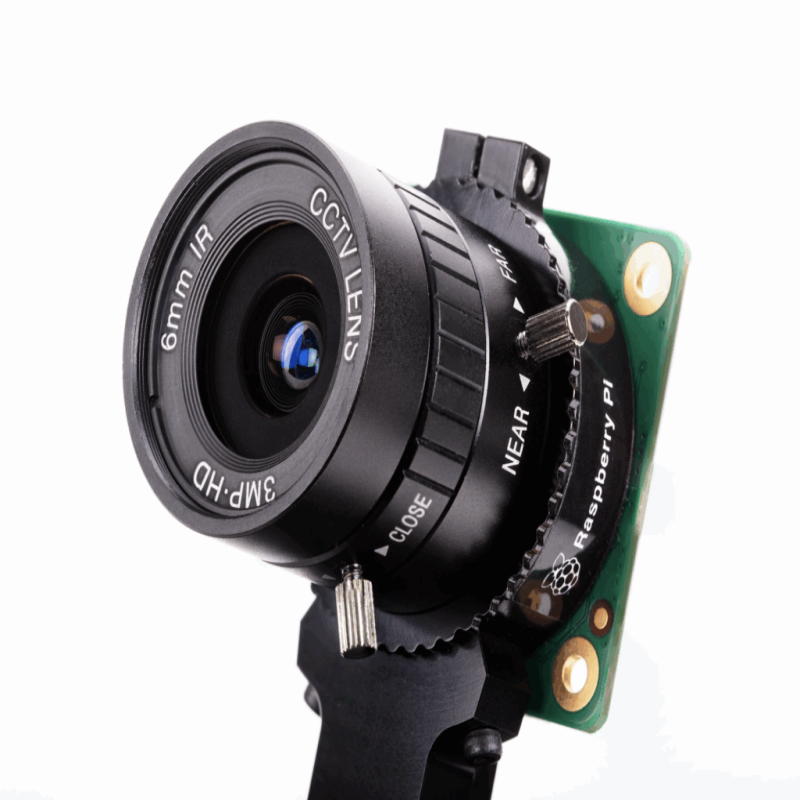Raspberry Pi High Quality Camera with 6mm Lens